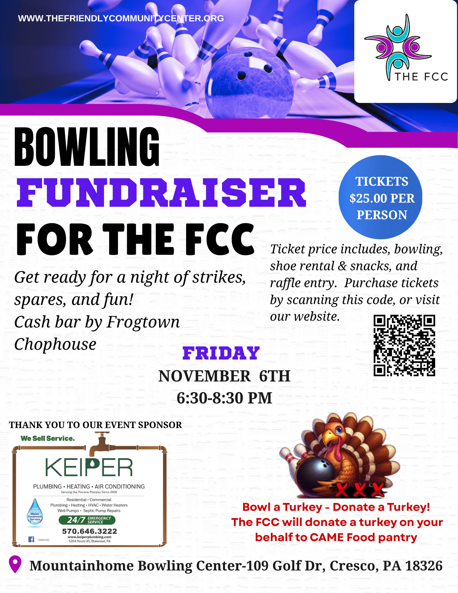BOWLING FUNDRAISER - 1