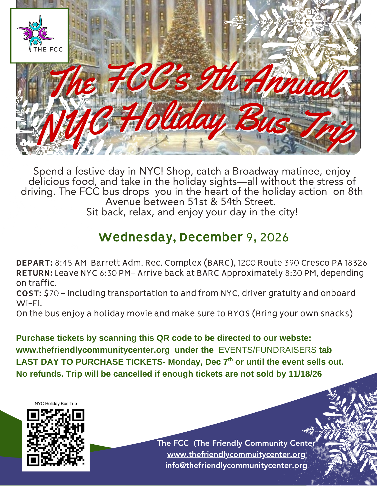 NYC Holiday Bus Trip - 1